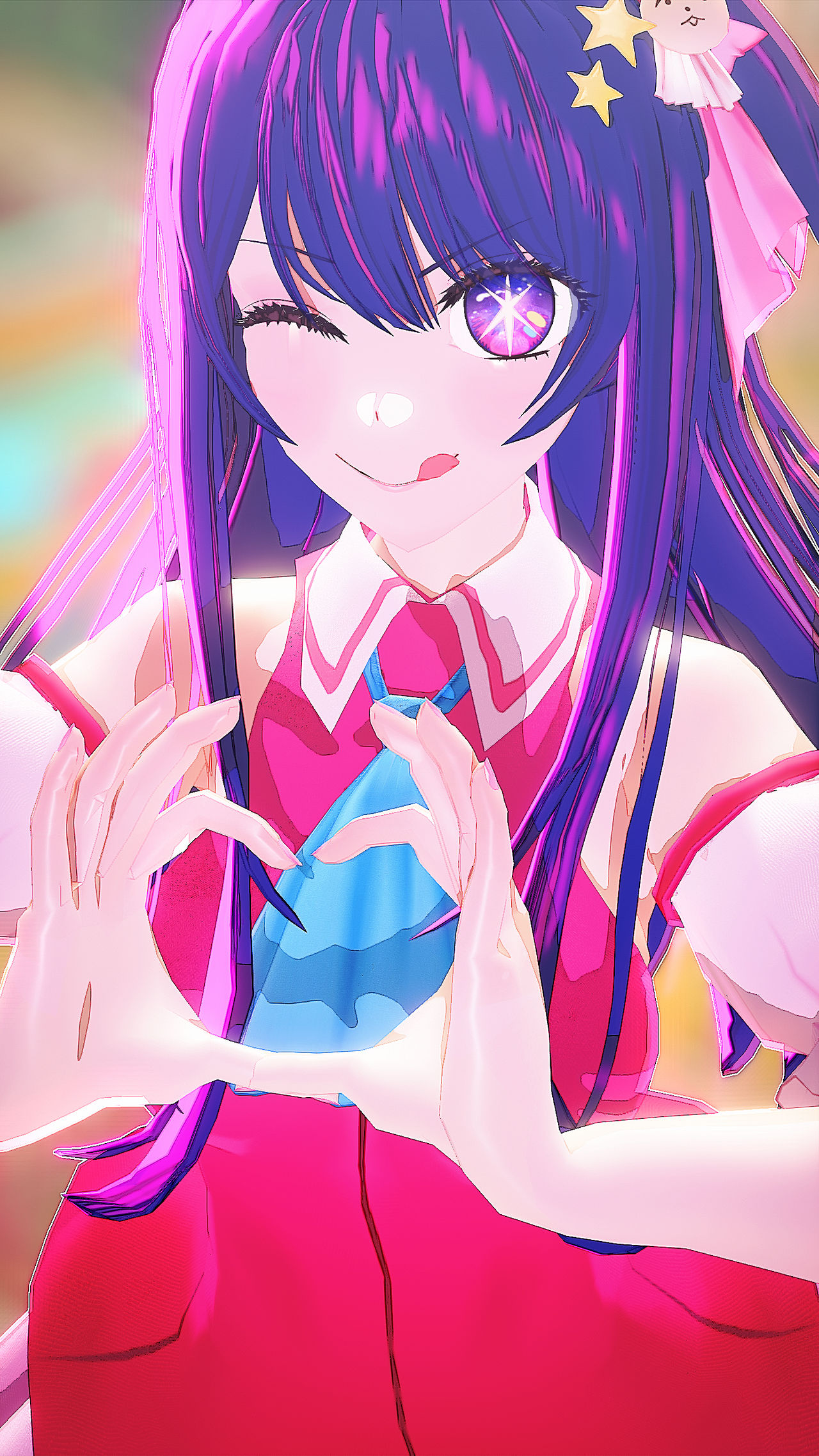Hoshino Ai Heart Pose By Settsuka05 On DeviantArt hoshino-ai-heart-pose-by-settsuka05-on-deviantart