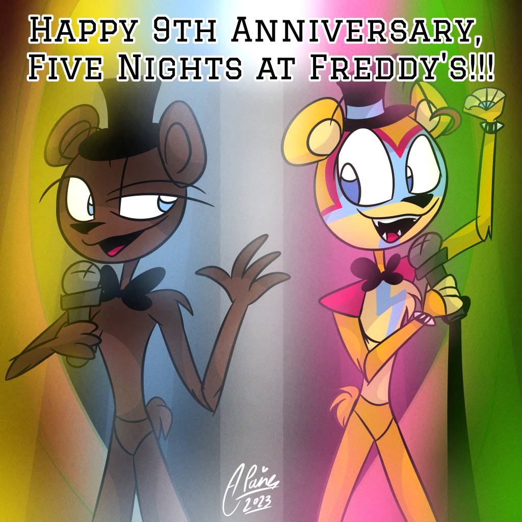 5:59 AM Happy 9th Anniversary Five Nights at Freddy's! : r