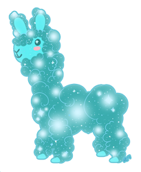 Sparkles the Alpaca- Gift for Stephanie Rosario