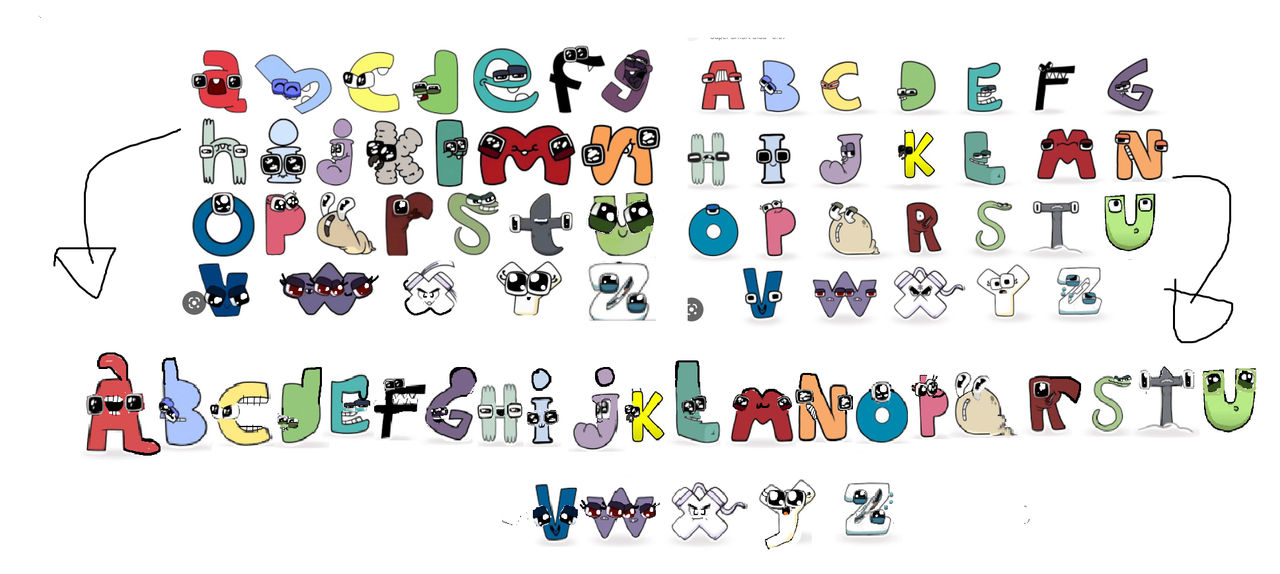 Alphabet Lore upper and lowercases : r/alphabetfriends