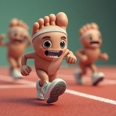 Feet Race by Biotorch-Gallery on DeviantArt