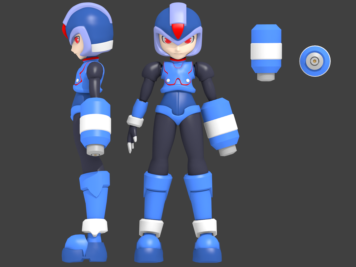 Blender 3D: Megaman Zero :Copy X |Final|