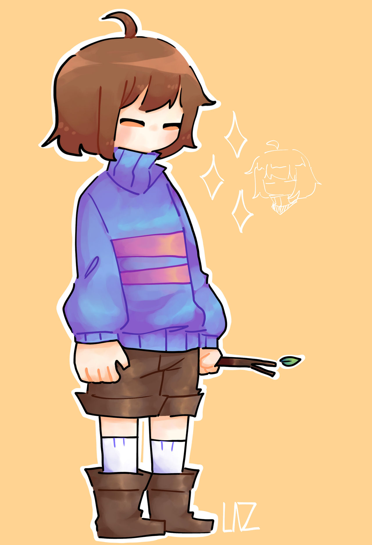 Frisk by Lazdoodlesstuff on DeviantArt