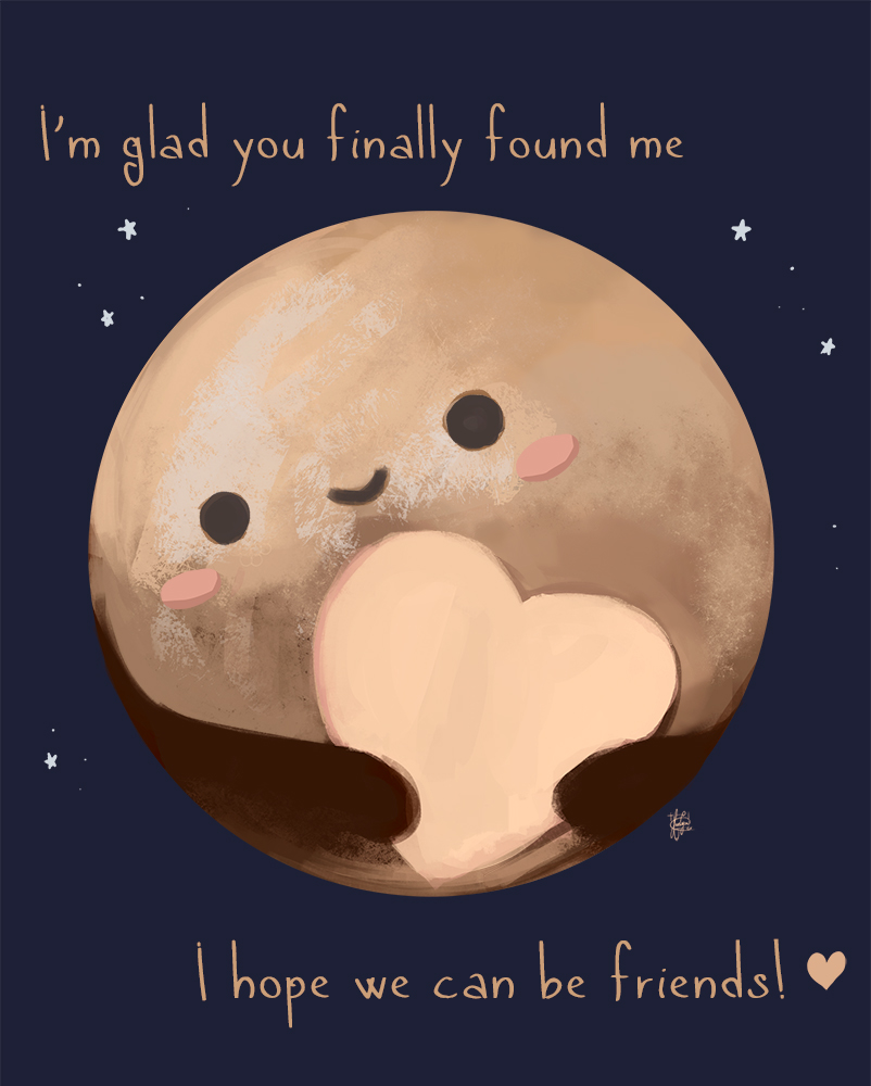 Pluto is the cutest planet ever