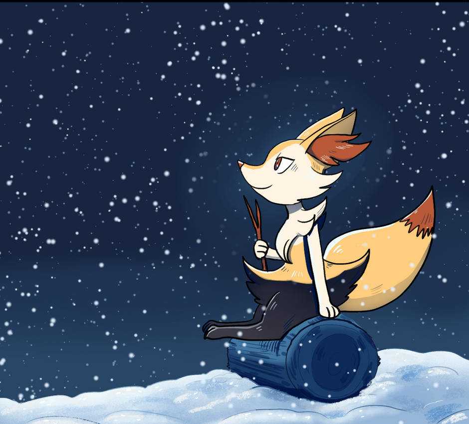 Snowy Braixen