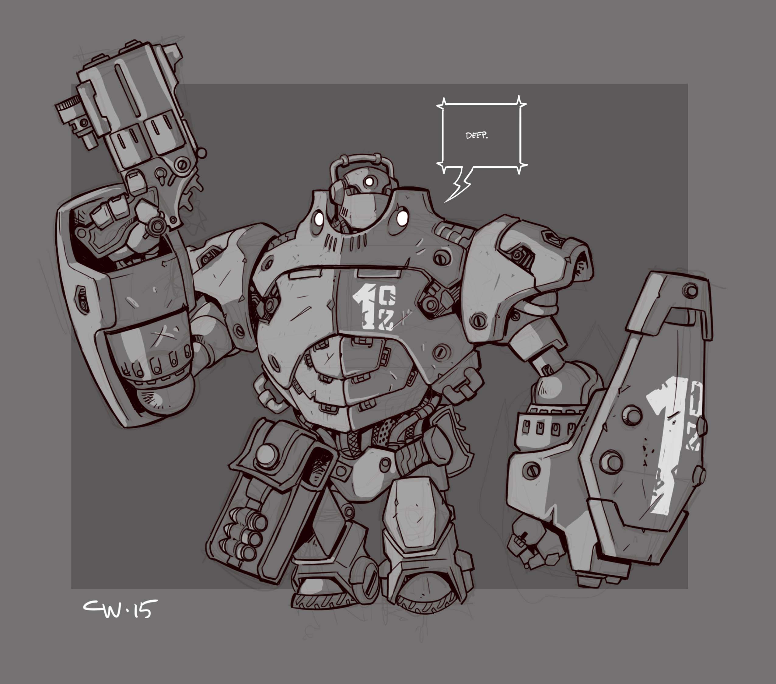 Mecha Sketch 10