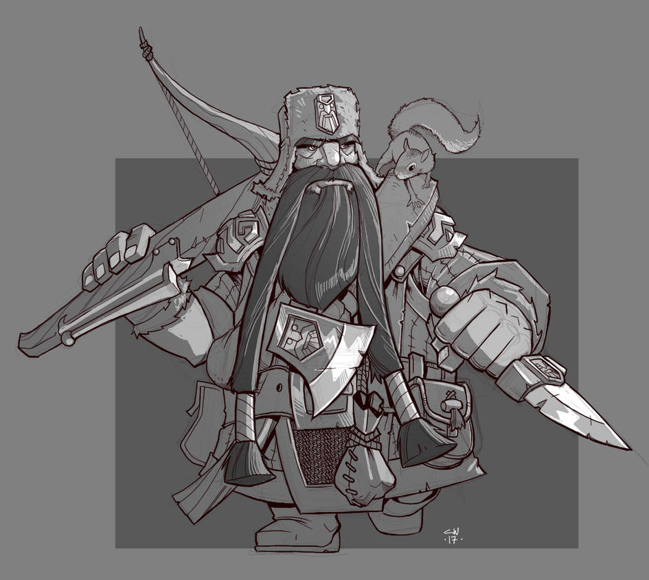 Dwarf Ranger by cwalton73 on DeviantArt