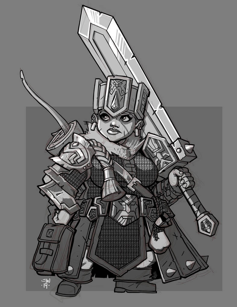 Greatsword Rangers Deviantart Dwarf Greatsword by cwalton73 on DeviantArt