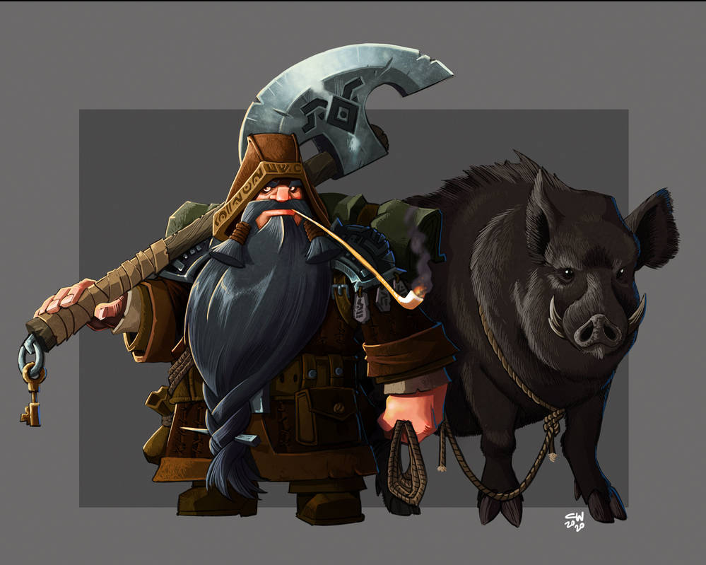 Dwarf Ranger Color by cwalton73 on DeviantArt