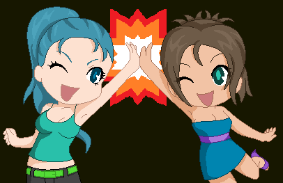 We're Epic'' high five by weird-anime-girl on DeviantArt
