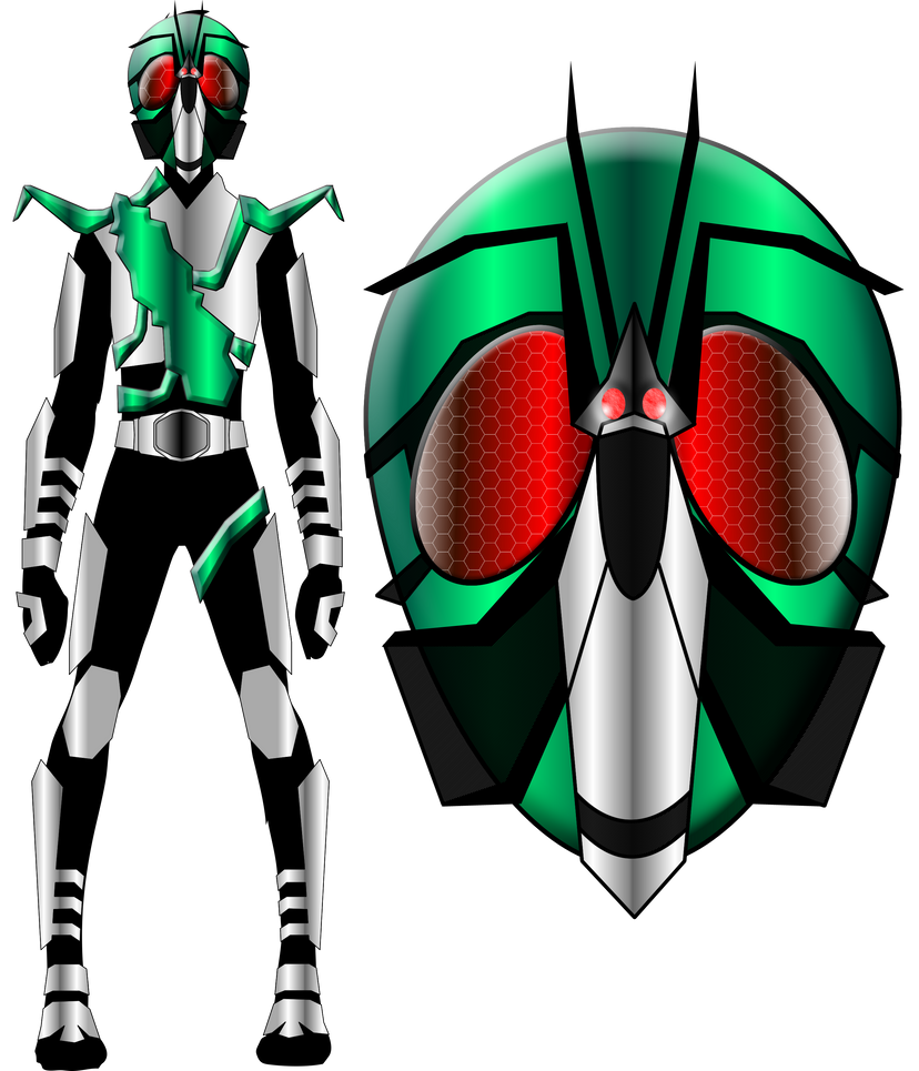 Kamen Rider Strider first sketch by markolios on DeviantArt
