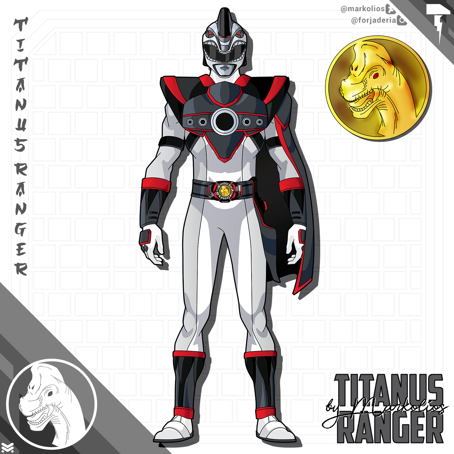 Oc Ranger Team Deviantart (oc)Titanus Ranger character by markolios on DeviantArt