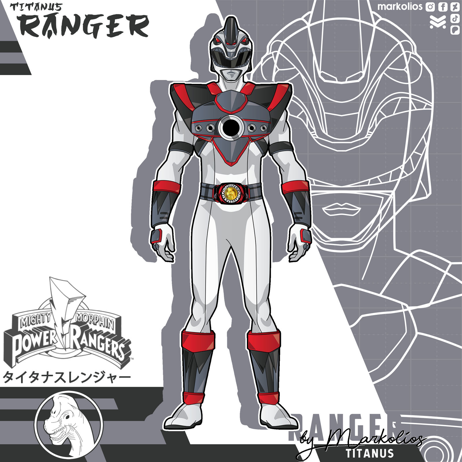 (oc)Titanus Ranger character by markolios on DeviantArt