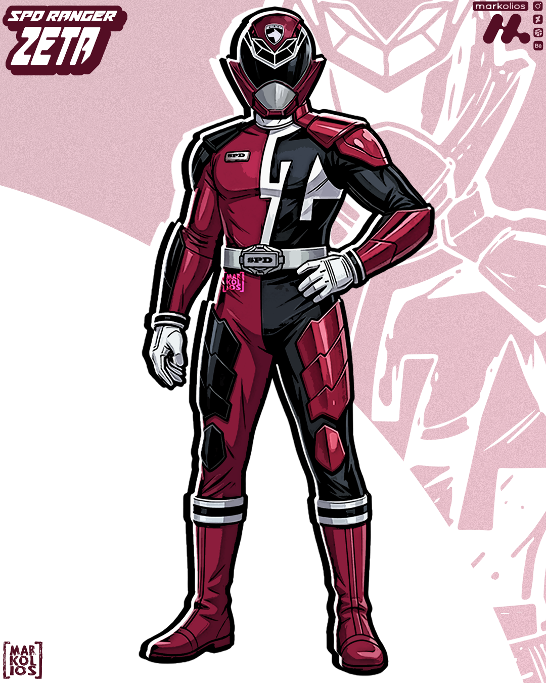 Oc Ranger Team Deviantart (oc) SPD Zeta Ranger by markolios on DeviantArt