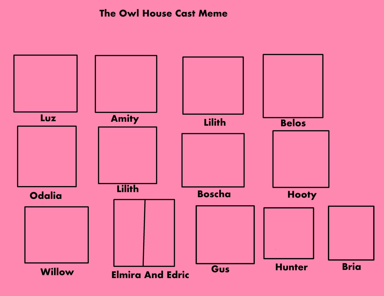 My Owl House cast meme by Iankyle1189 on DeviantArt