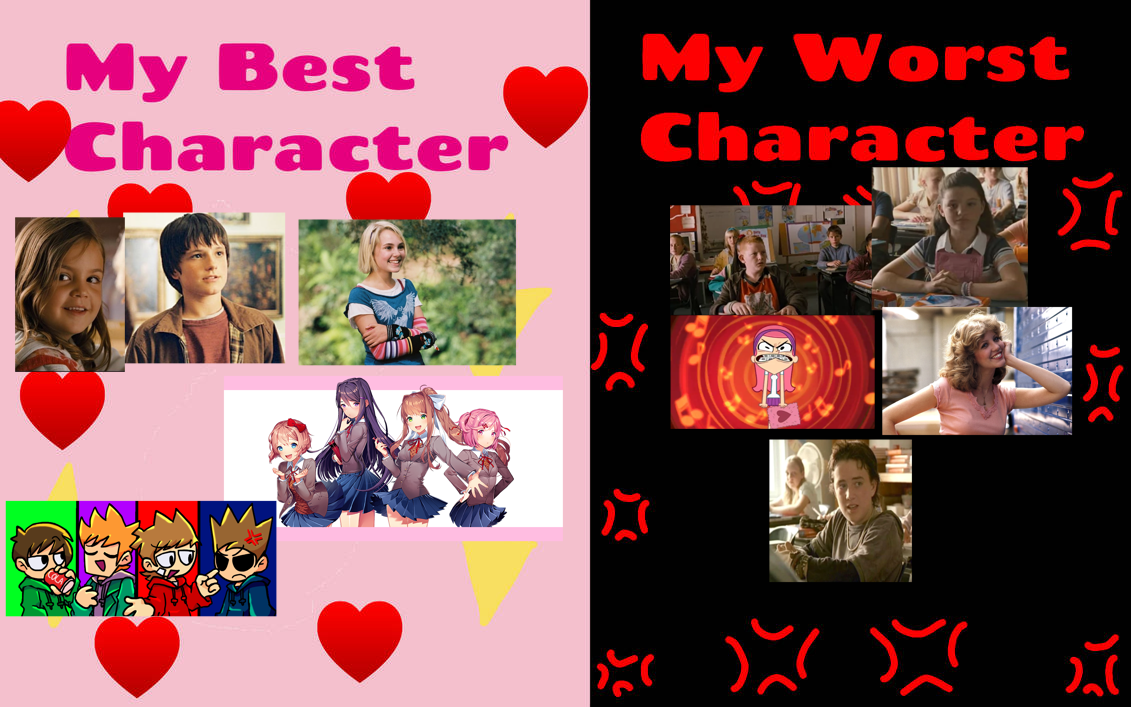 My Best And Worst Characters By Moxiethequeen On Deviantart My Best And Worst Characters By Moxiethequeen On Deviantart