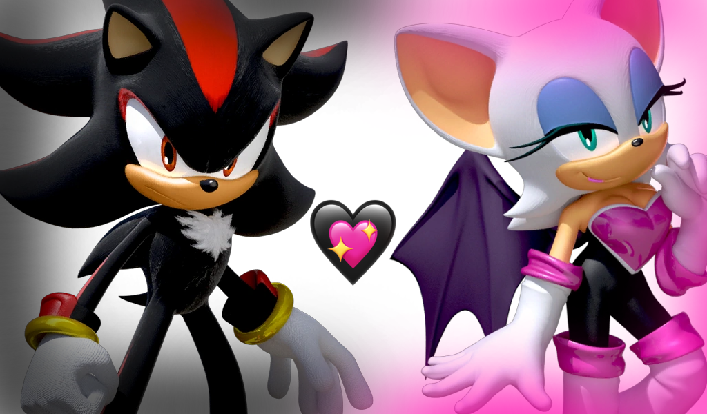 Shadow X Rouge by MoxieTheQueen on DeviantArt
