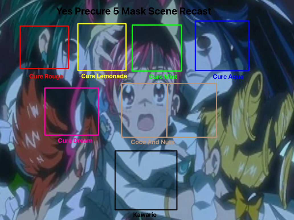 Yes Precure 5 Mask Scene Recast by MoxieTheQueen on DeviantArt