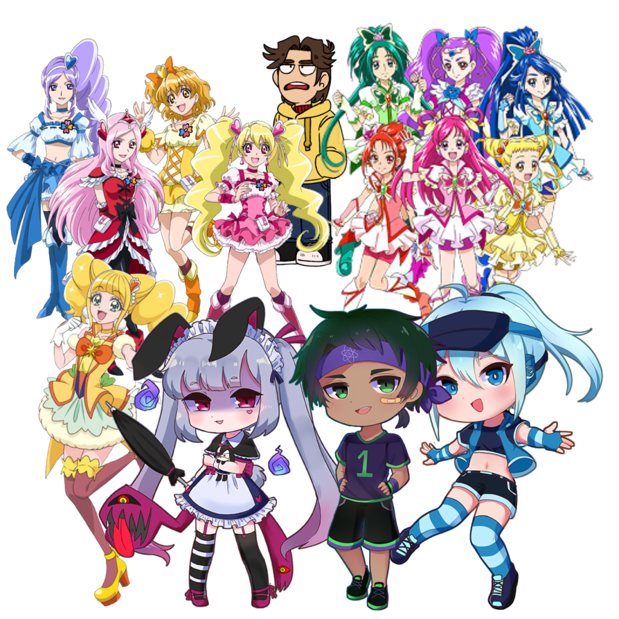Precure All Stars F Crossover Group 3 by MoxieTheQueen on DeviantArt