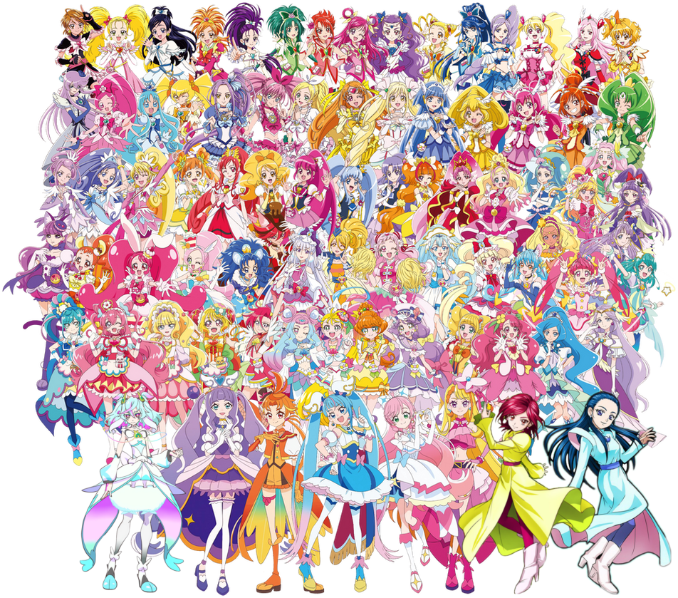 Precure All Stars With Kiryuus And Supreme by MoxieTheQueen on DeviantArt