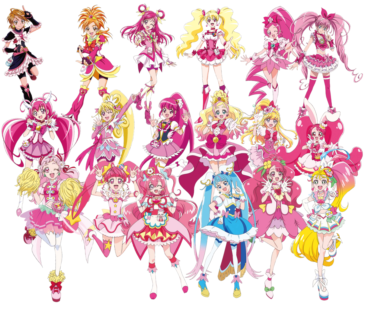 Precure All Stars F Crossover Group 3 by MoxieTheQueen on DeviantArt