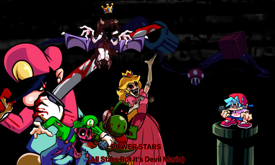 Power Stars(All Stars But Its Devil Mario Idea) by MoxieTheQueen on ...