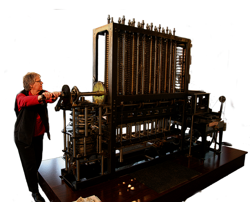 A render for Babbage : Difference Engine