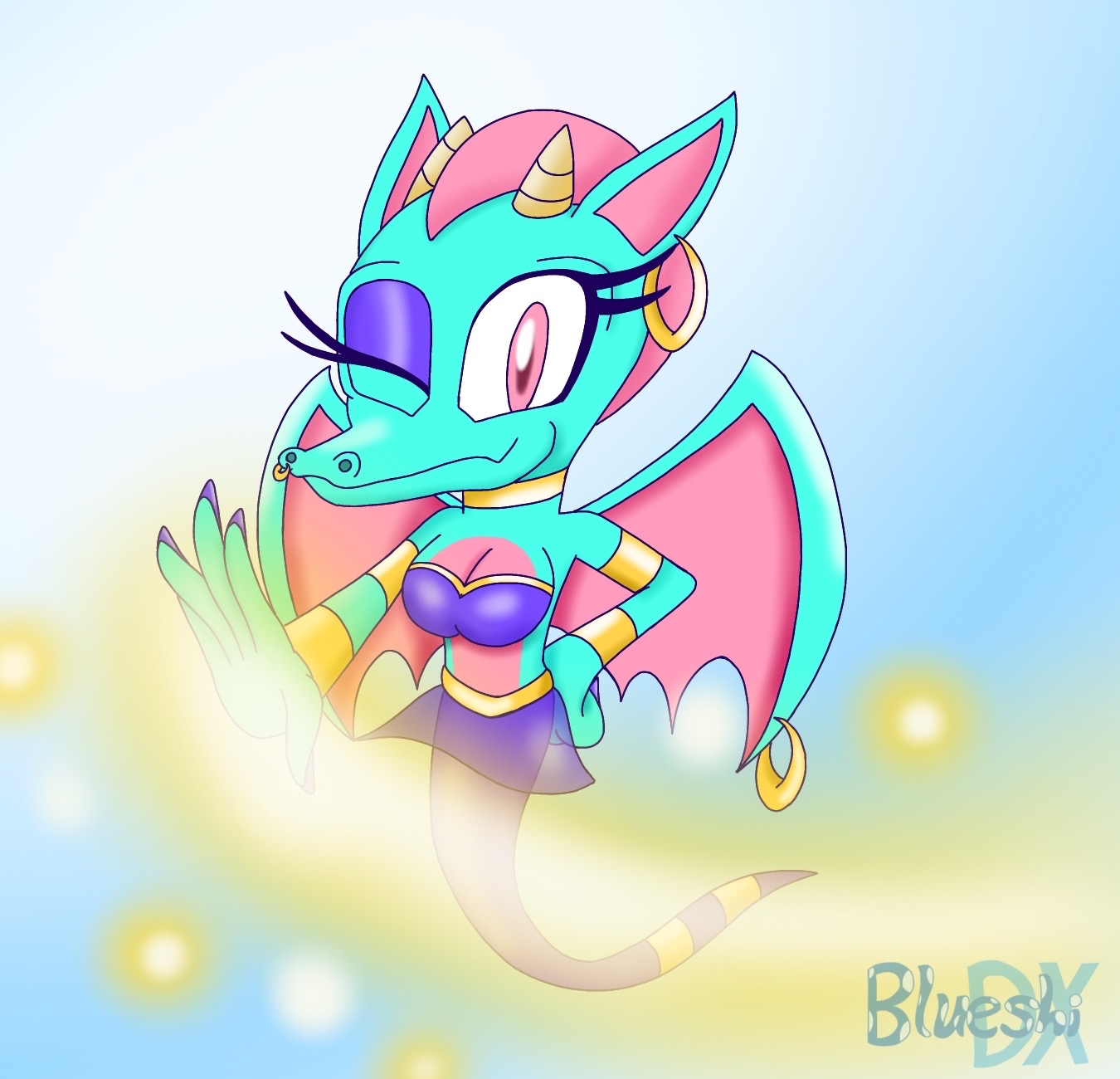 Dulcy the Genie Dragon by BlueshiDX on DeviantArt