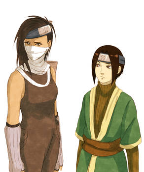 Zabuza and Haku genderbend