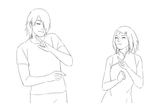 [ gif ] dancing sasusaku