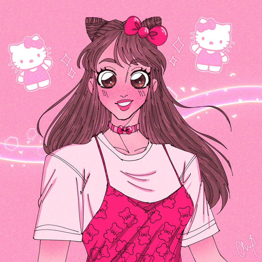 Hello Kitty By Cherokurr On Deviantart Hello Kitty By Cherokurr On Deviantart