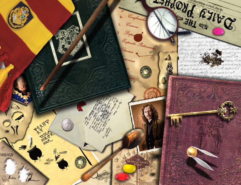 harry potter book background