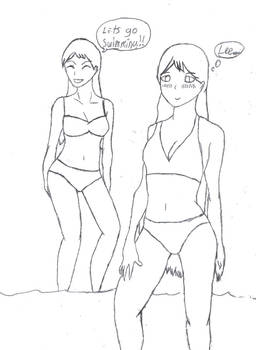 Kiami and Ikari at the Beach 2