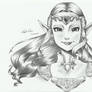 Zelda from Ocarina of Time Drawing