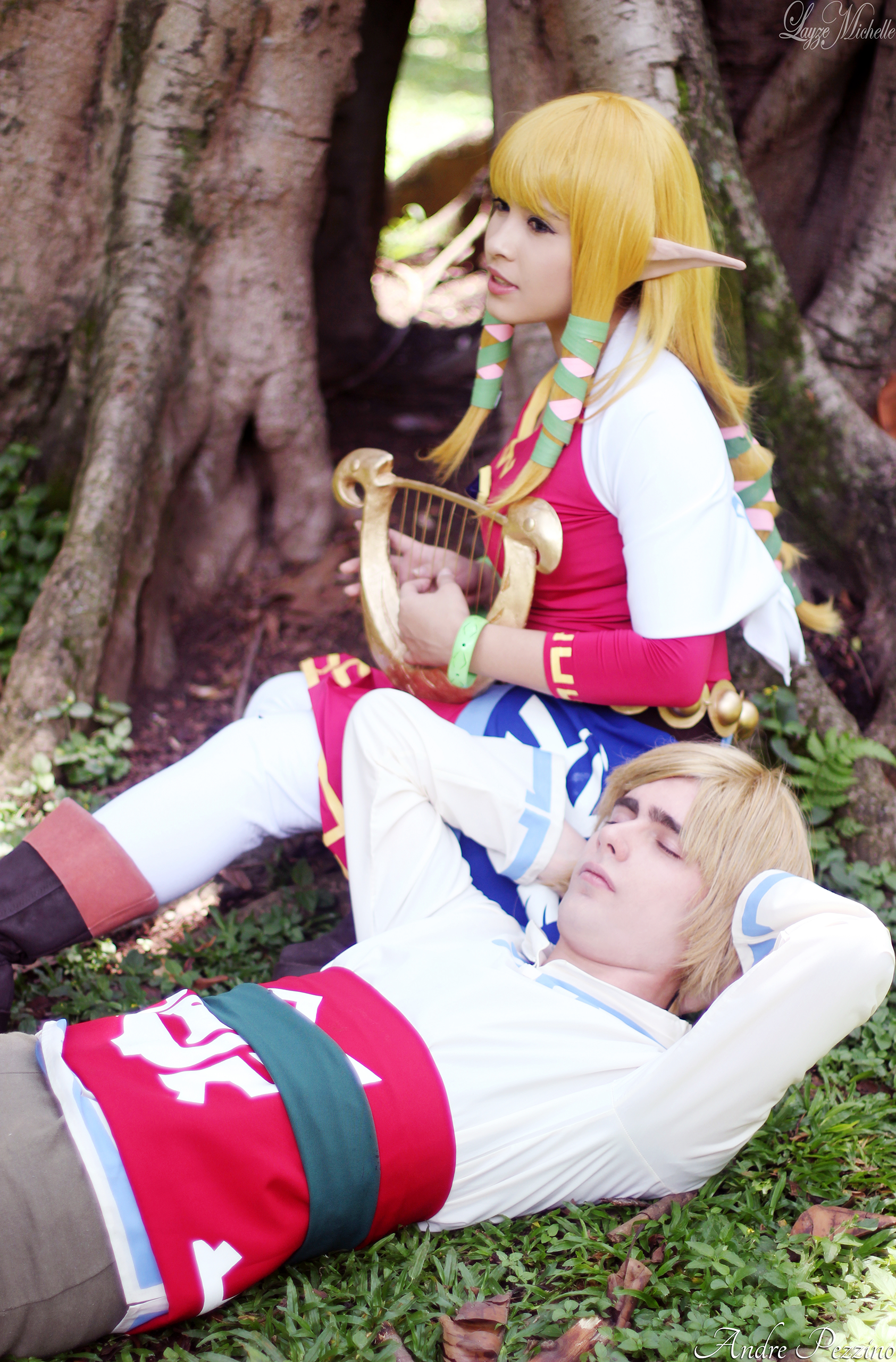 Skyloft Zelda and Link Cosplays | Skyward Sword