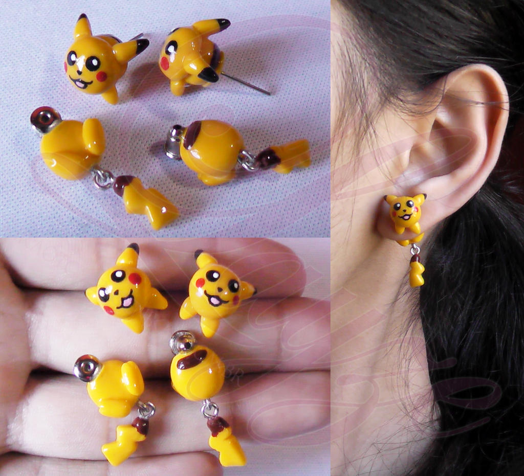 Pikachu earrings