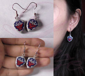 Hylian Shield earrings from TLOZ SS