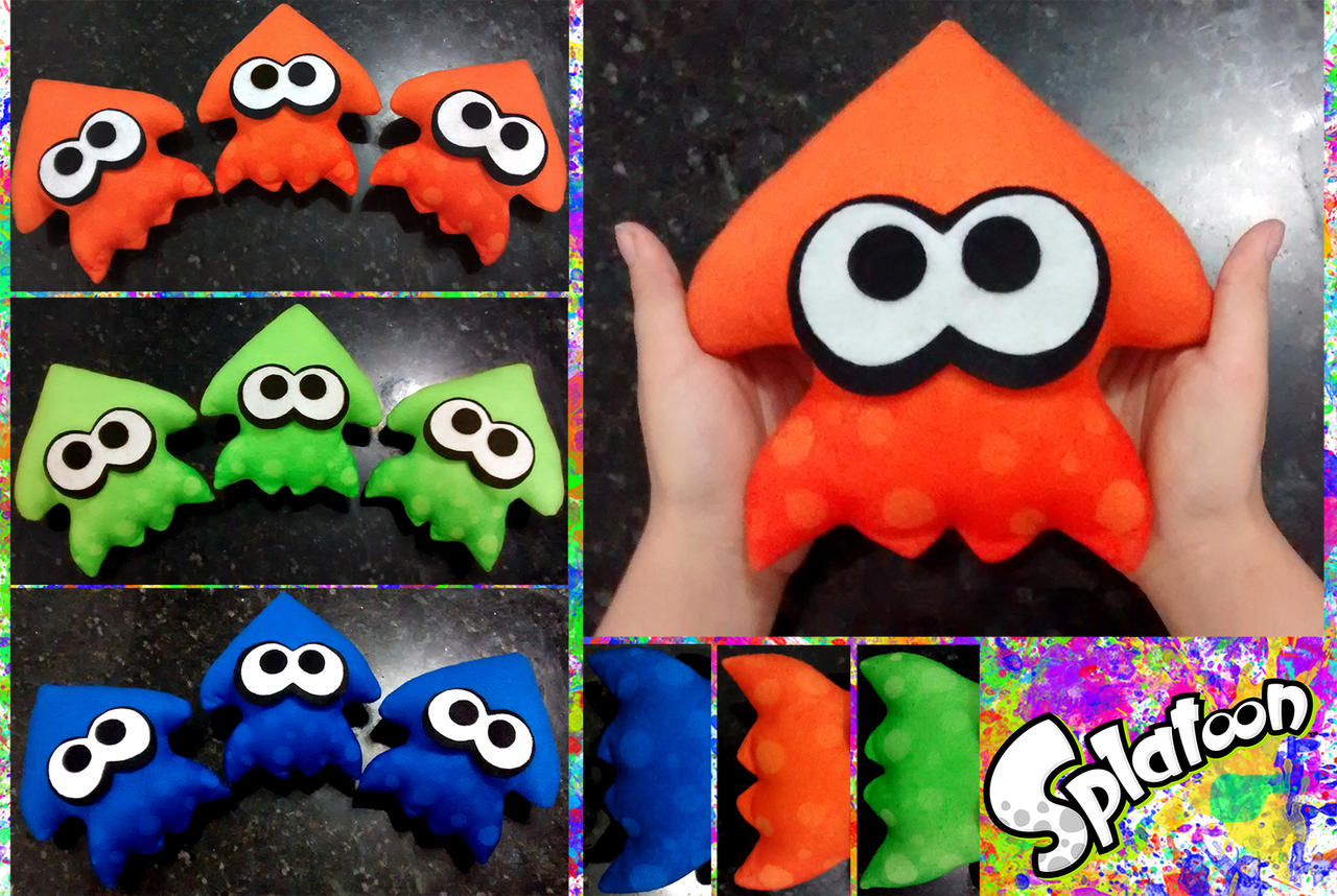 Squid Plushie from Splatoon!