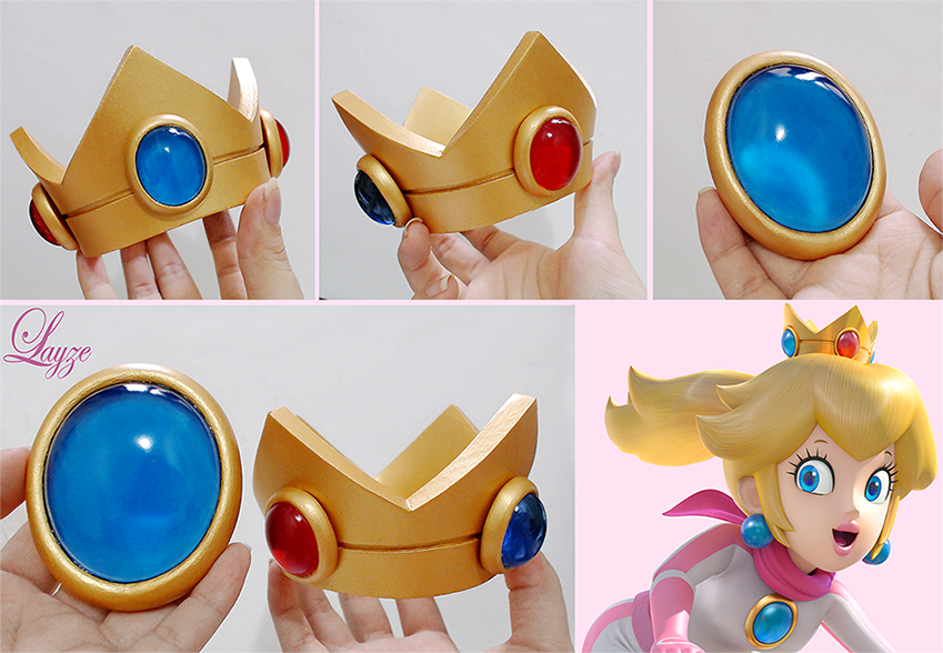 PROGRESS: Peach's Crown and Brooch