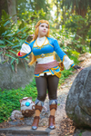 Zelda with Terrako! by LayzeMichelle