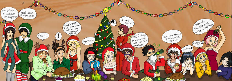 Naruto Christmas party