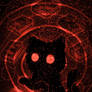 Spooky Cat Red