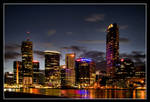 Brisbane By Night I by 2Stupid2Duck