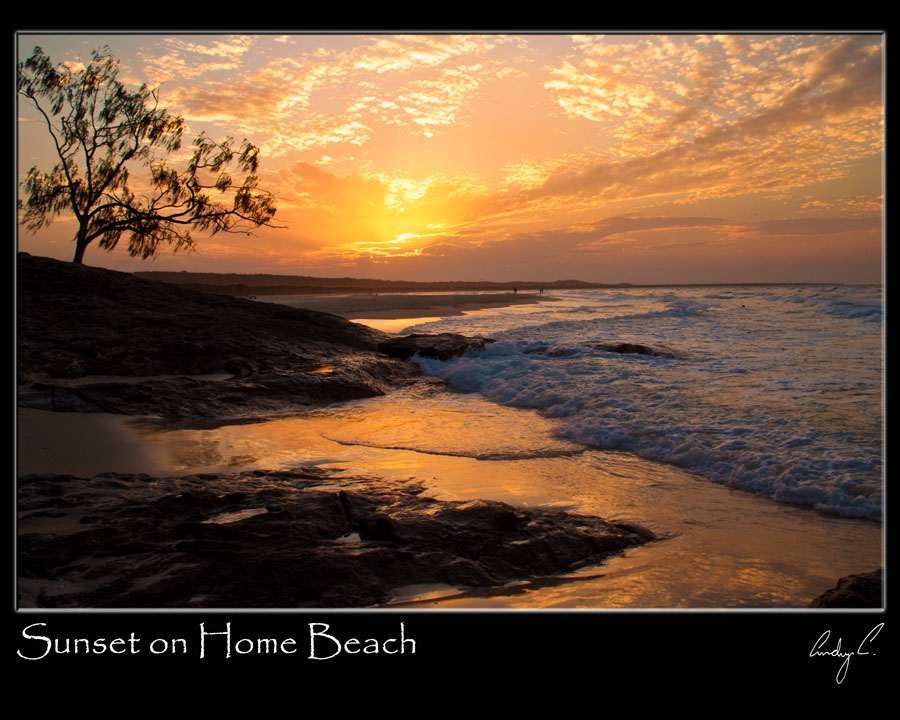 Sunset At Homen Beach