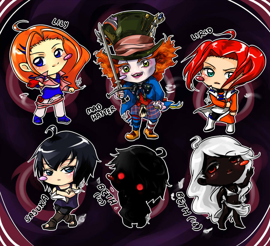 Project Red Chibi Chibi Commissions set 5 by Red-Birdie on DeviantArt