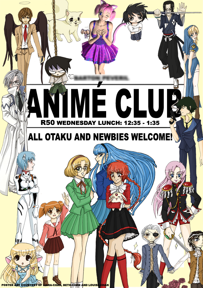 Anime club poster 08 :: by Lady-Liara on DeviantArt