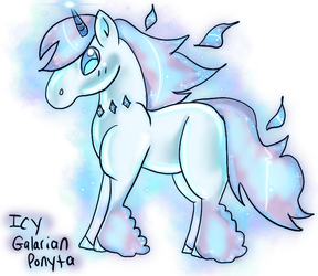 Icy Galarian Ponyta Adopt Open