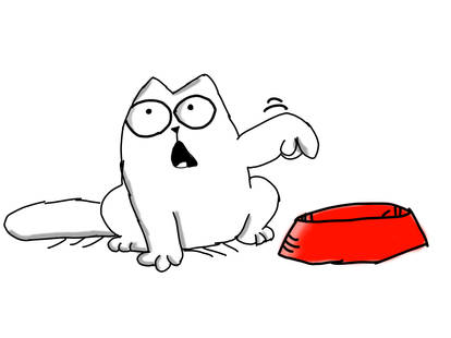 Simon's cat hungry by Vale737 on DeviantArt
