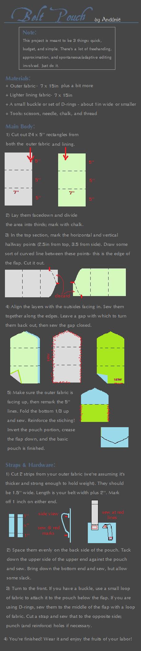 Belt Pouch Tutorial