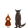 The Little Red Ridding Hood and the Big Sad Wolf